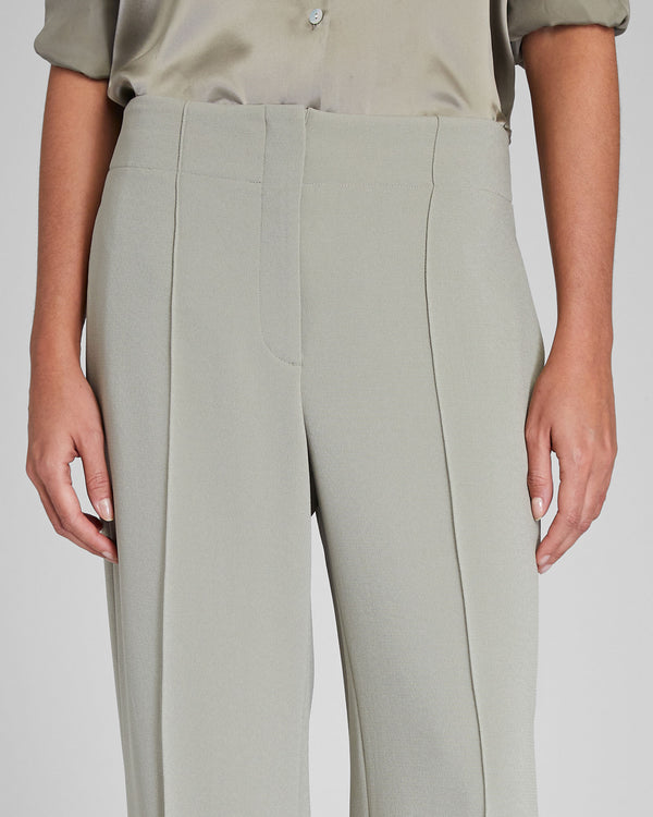 Club Monaco High-Rise Fluid Crepe Trouser Oak