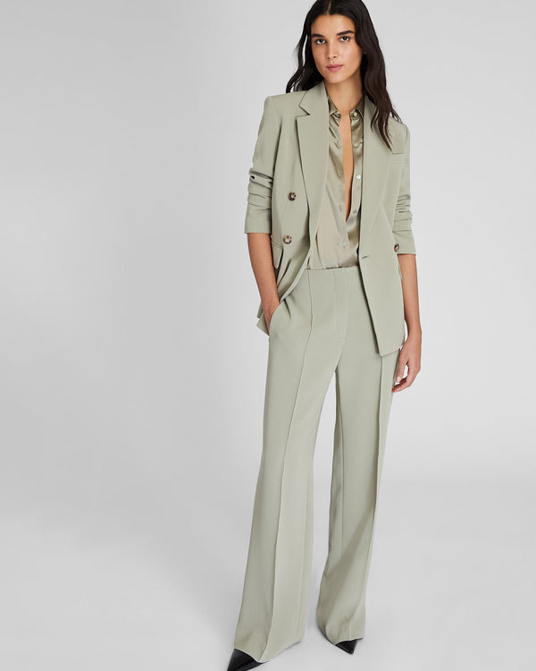 Club Monaco High-Rise Fluid Crepe Trouser Oak