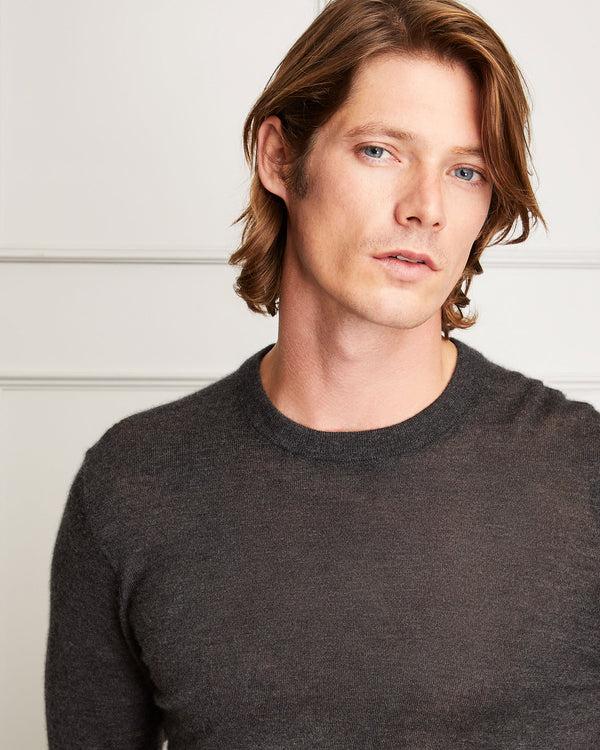 Club Monaco Italian Cashmere Crewneck Charcoal