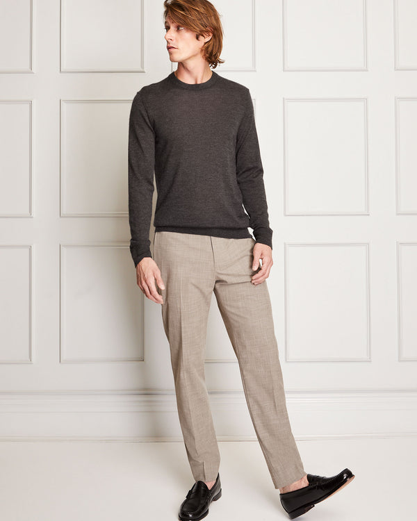 Club Monaco Italian Cashmere Crewneck Charcoal
