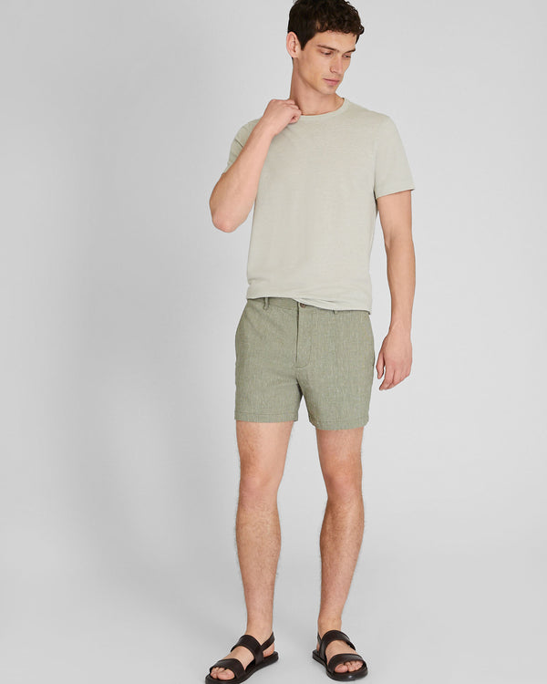 club monaco Jax Linen 5" Shorts Crocodile