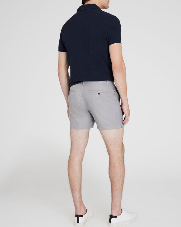 Club Monaco Jax Micro-Stripe 5" Shorts Black