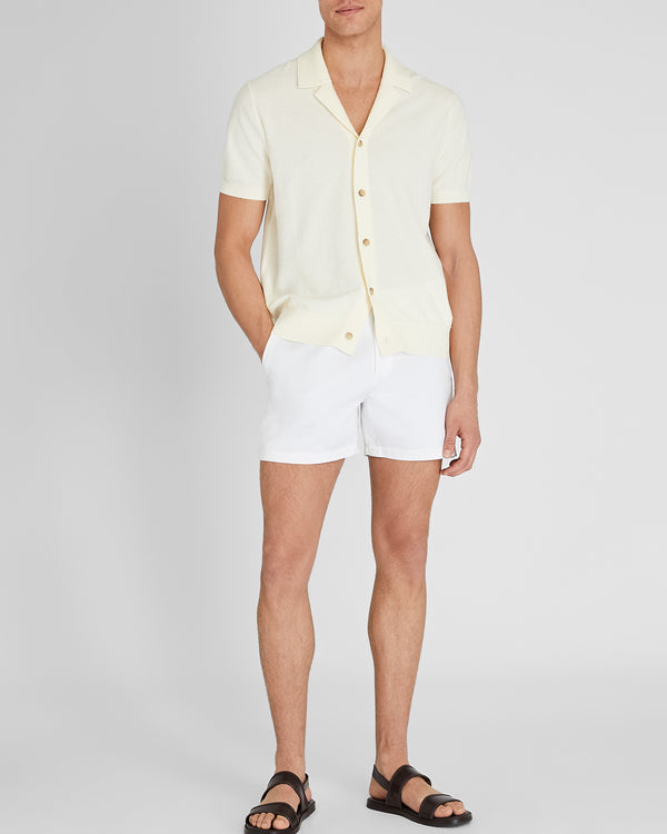 club monaco Jax Texture 5" Short White Base