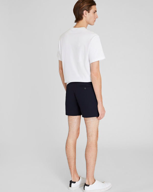 Club Monaco Jax Texture 5" Shorts Navy