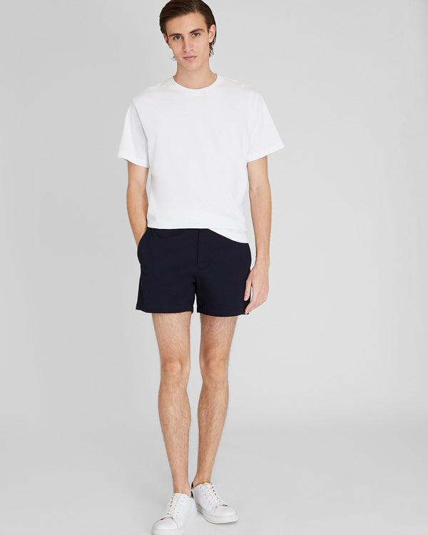 Club Monaco Jax Texture 5" Shorts Navy