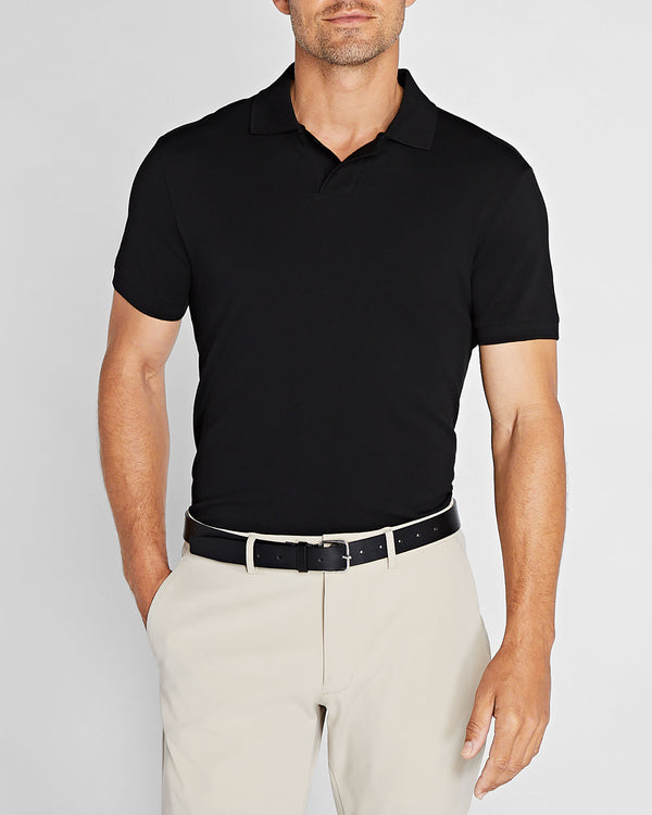 club monaco Johnny Collar Polo Shirt Black