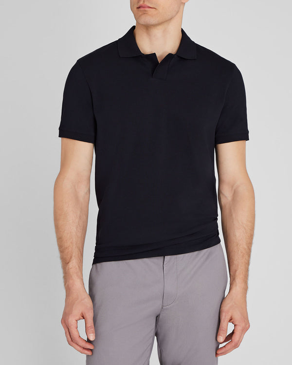 club monaco Johnny Collar Polo Shirt Navy