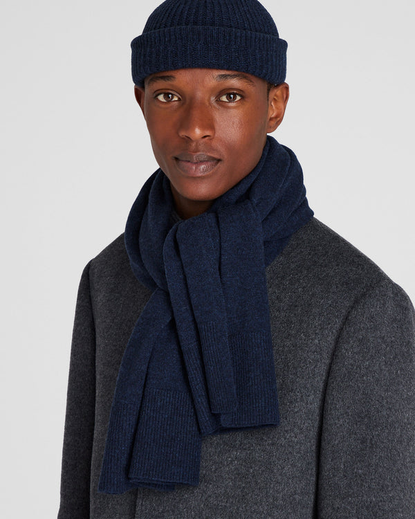 Club Monaco Kensington Cashmere Scarf Navy