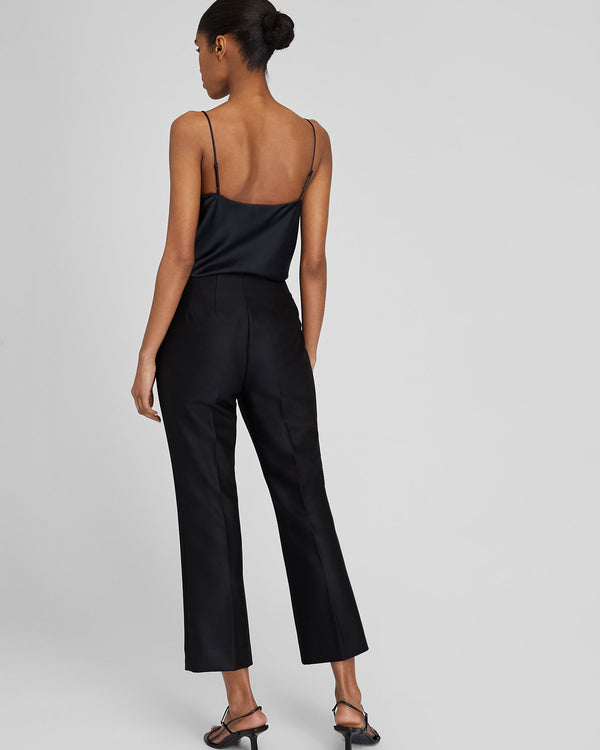 Club Monaco Kick Crop Pant Black