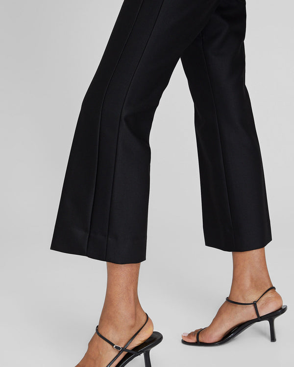 Club Monaco Kick Crop Pant Black