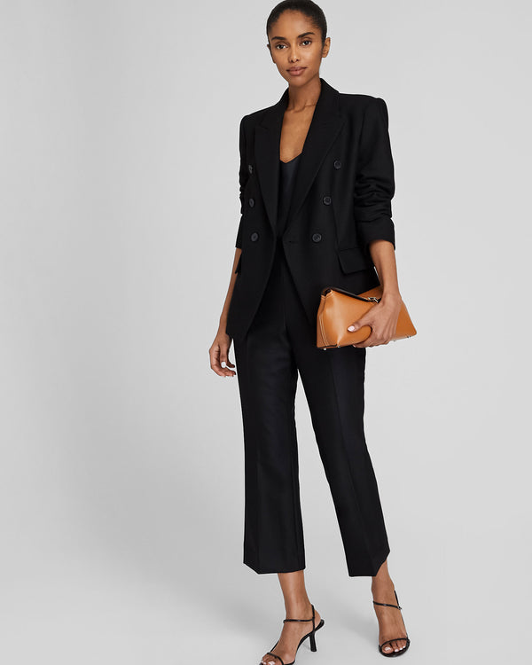 club monaco Kick Crop Pant Black