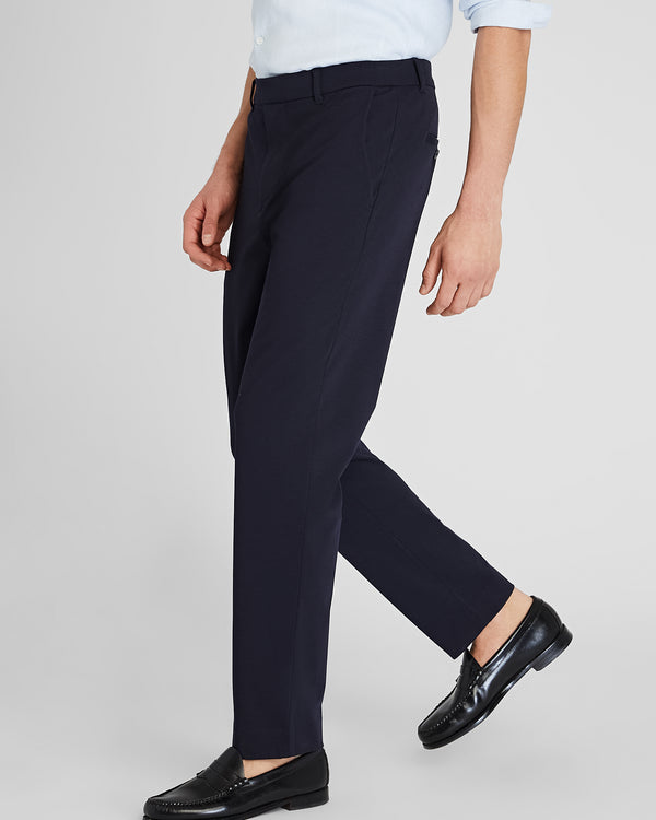 Club Monaco Knit Tapered Trouser Navy