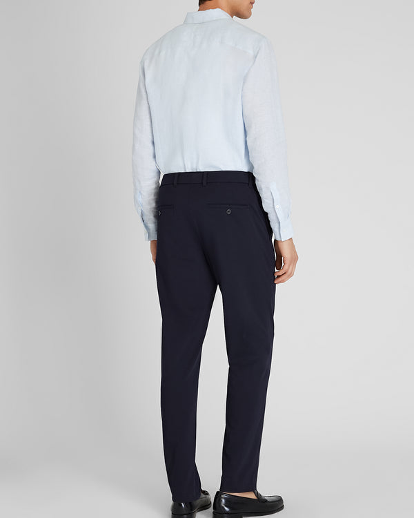Club Monaco Knit Tapered Trouser Navy