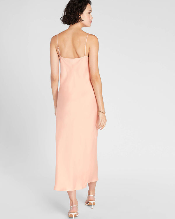 Club Monaco Kora Midi Dress Coral