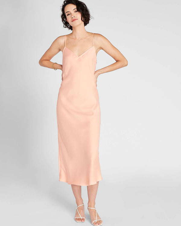 Club Monaco Kora Midi Dress Coral