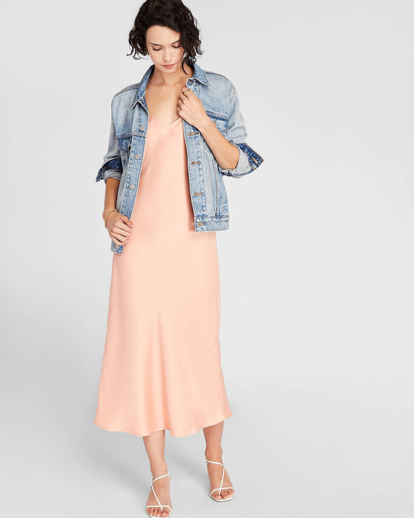 club monaco Kora Midi Dress Coral