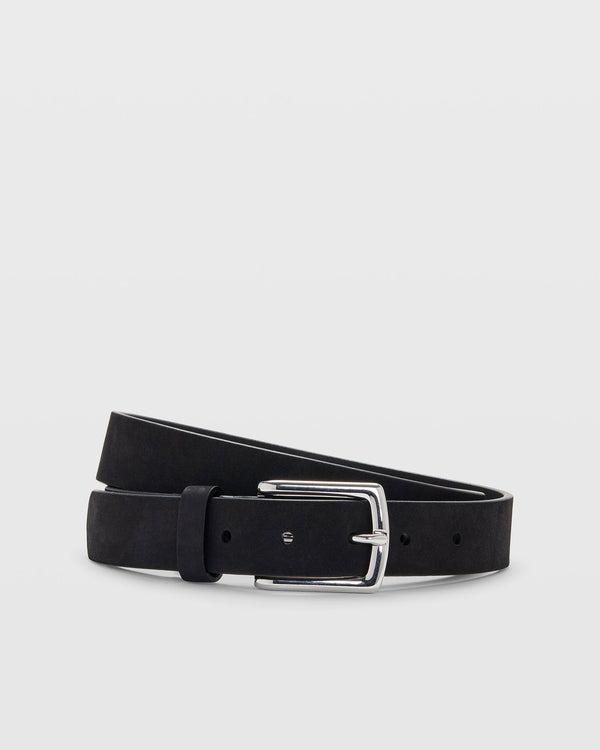 club monaco Laird Suede Belt Black Base