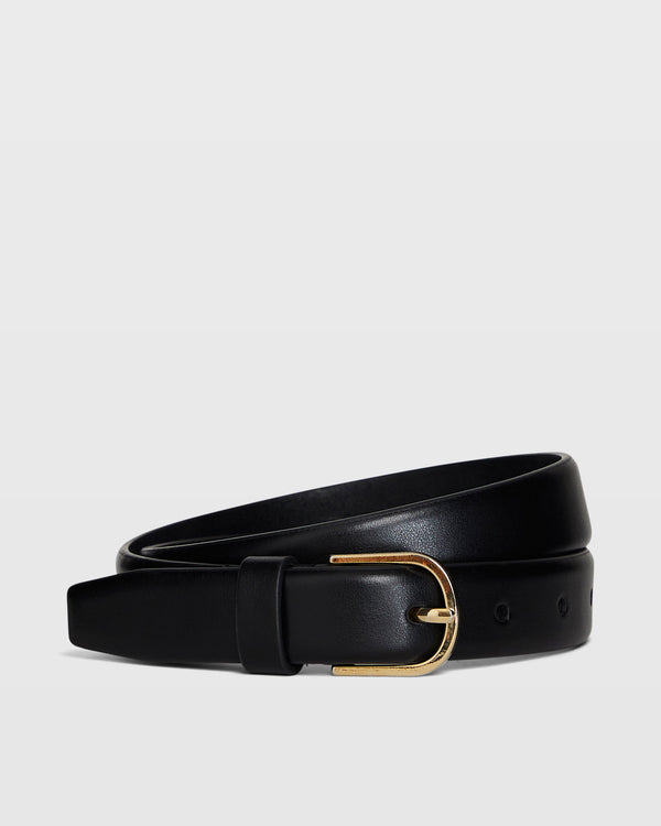 club monaco Leather Trouser Belt Black