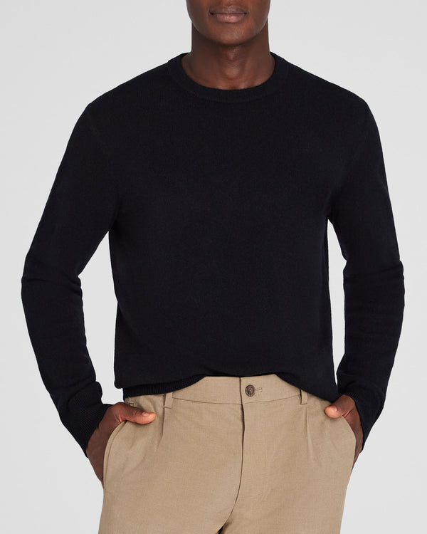club monaco Lightweight Cashmere Crewneck Black