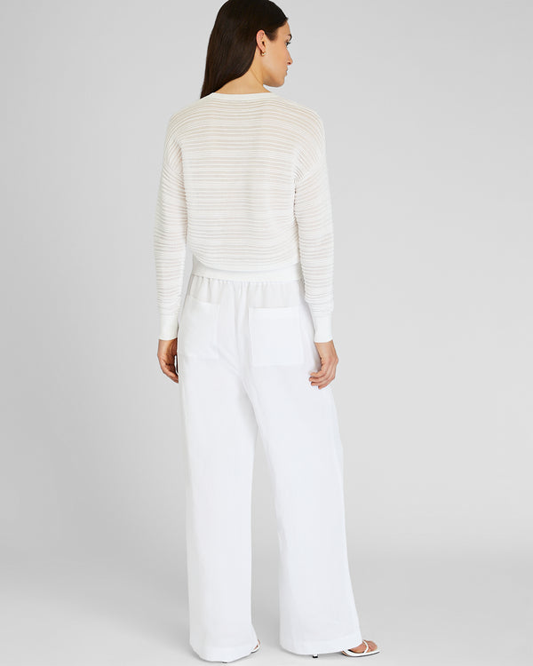 Club Monaco Lightweight Sateen Pant White