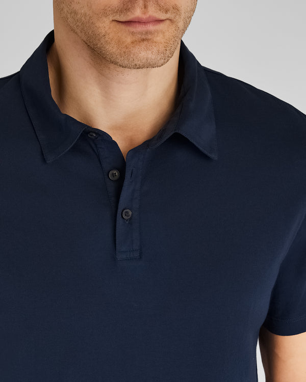 Club Monaco Lightweight Washed Polo True Navy