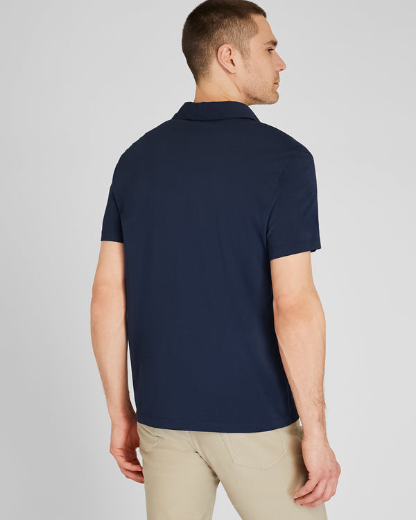 Club Monaco Lightweight Washed Polo True Navy