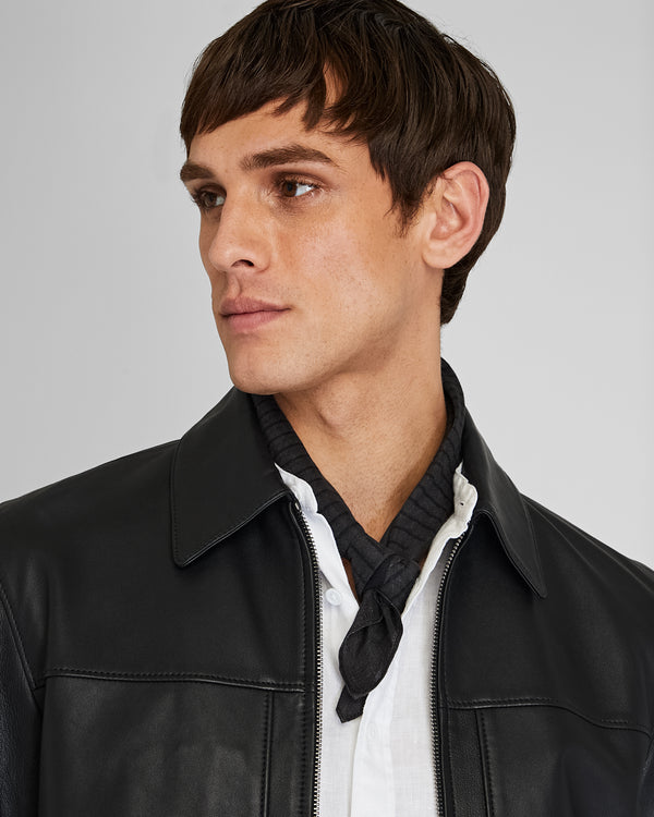 club monaco Linen Bandana Black Mix