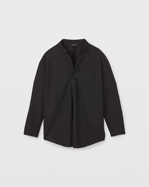 Club Monaco Long-Sleeve Jandina Knit Top Black