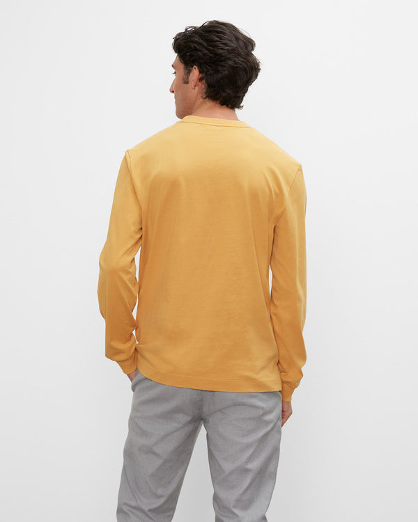 Club Monaco Long-Sleeve Relaxed Tee White