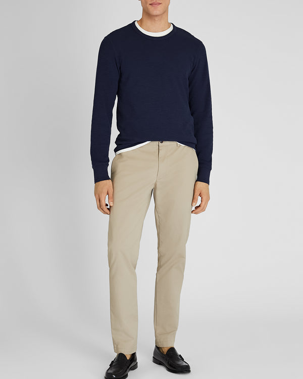 Club Monaco Long-Sleeve Ribbed Slub Tee La Mer