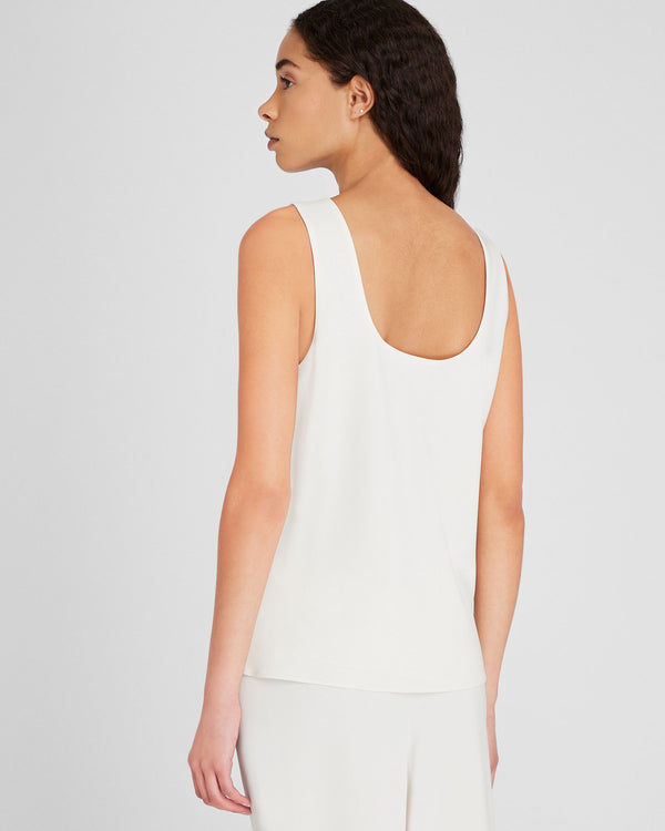 Club Monaco Longline Tank Shell Ivory