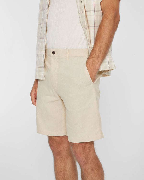 Club Monaco Maddox Chambray 9" Short Khaki