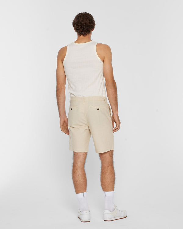 Club Monaco Maddox Chambray 9" Short Khaki