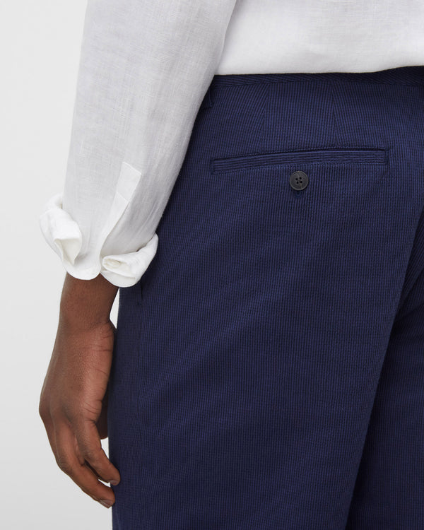 Club Monaco Maddox Seersucker 9" Short Navy