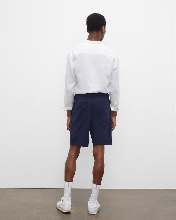 Club Monaco Maddox Seersucker 9" Short Navy