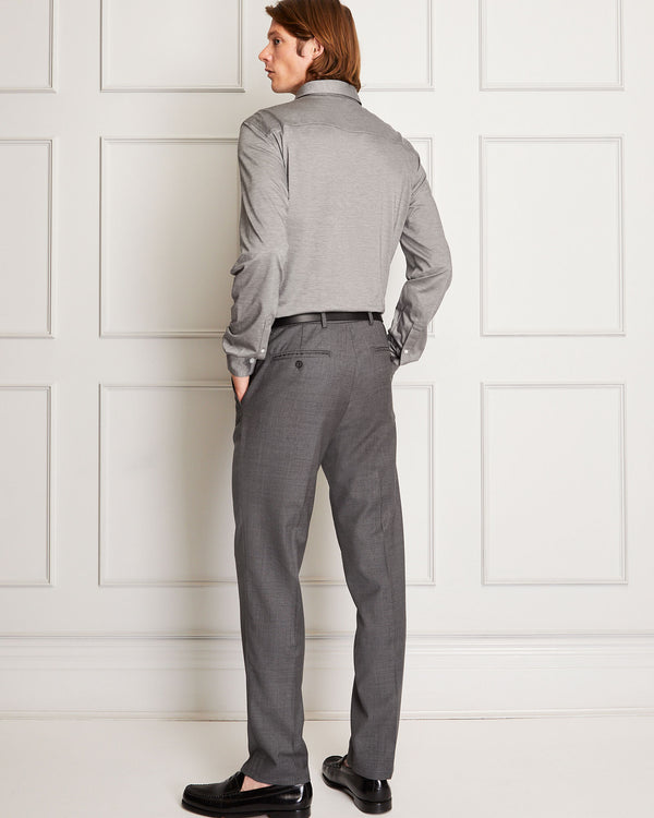 Club Monaco Marzotto Tapered Wool Trouser Grey