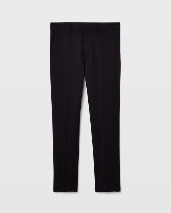 Club Monaco Marzotto Tapered Wool Trouser Navy
