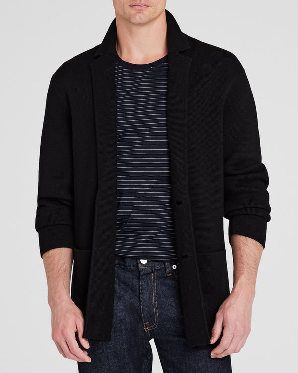 club monaco Merino Blazer Black
