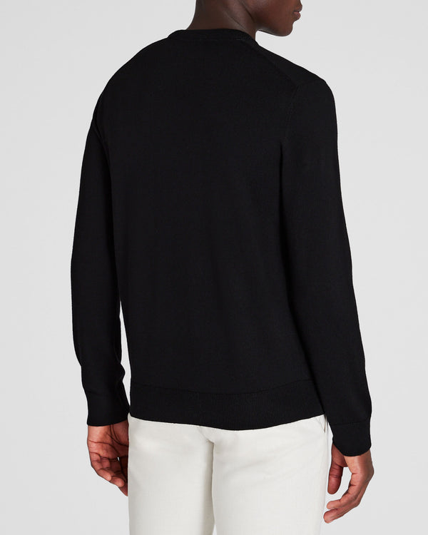 Club Monaco Merino Crewneck Black