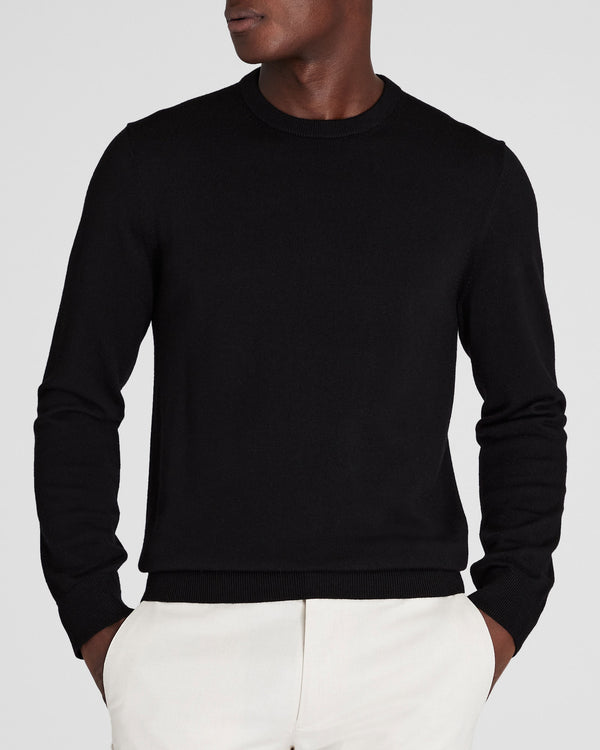 club monaco Merino Crewneck Black