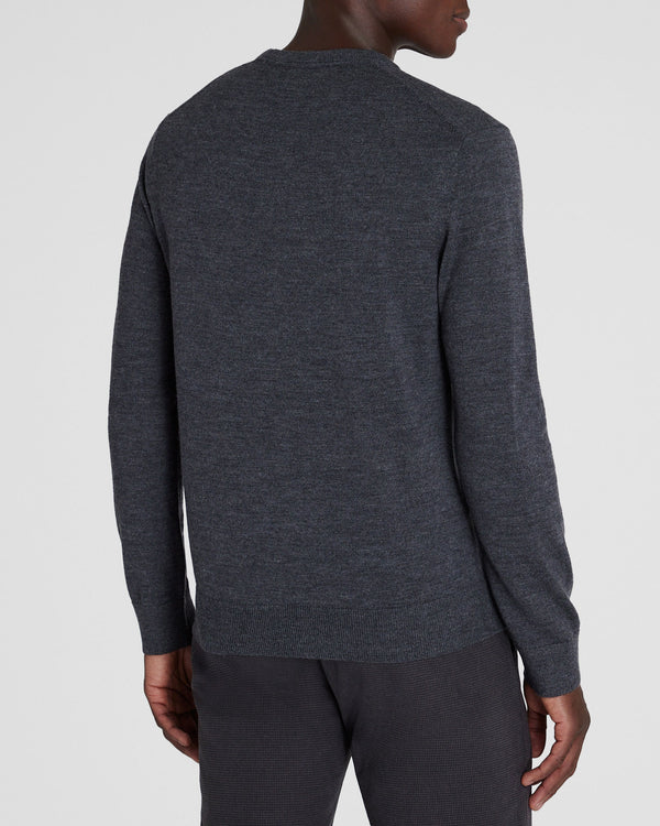 Club Monaco Merino Crewneck Charcoal