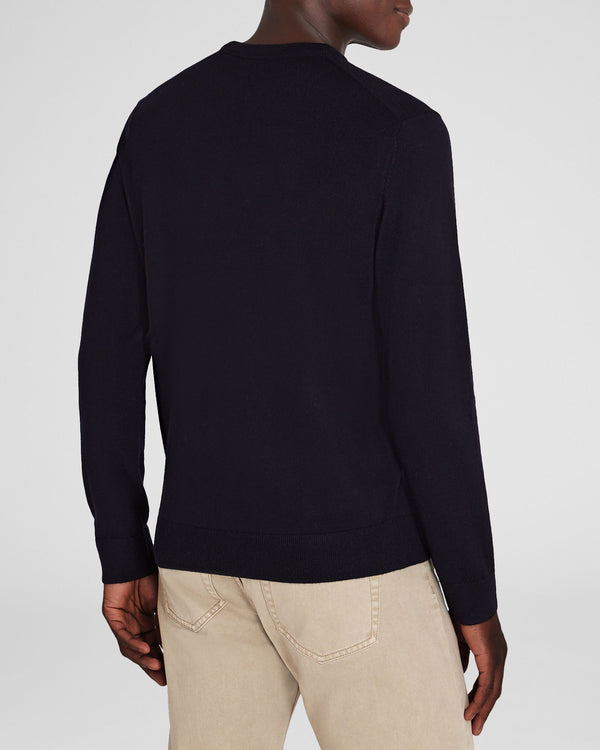 Club Monaco Merino Crewneck Navy