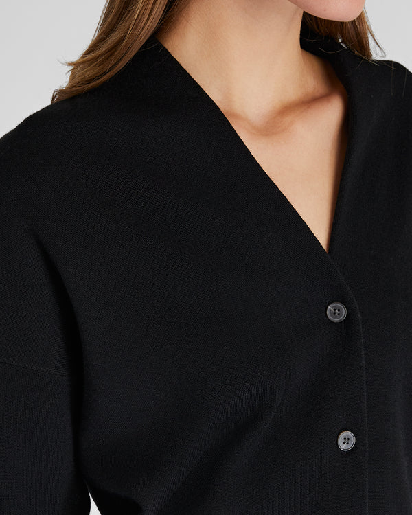 Club Monaco Merino Relaxed Cardigan Black