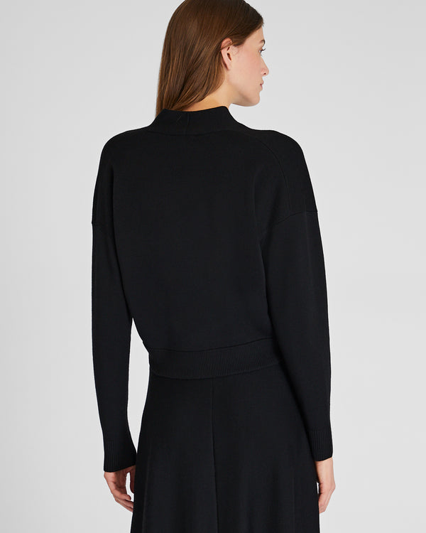 Club Monaco Merino Relaxed Cardigan Black