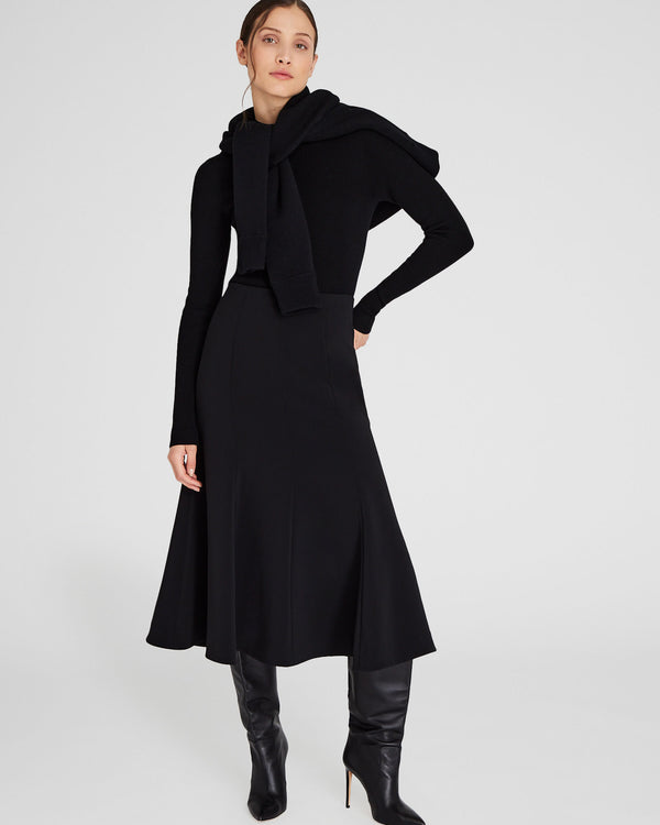 Club Monaco Merino Rib Mockneck Sweater Black