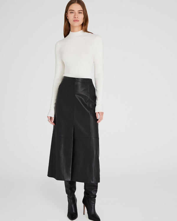 Club Monaco Merino Rib Mockneck Sweater Ivory