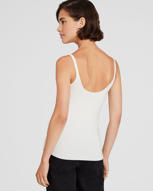 Club Monaco Merino Rib Tank Ivory