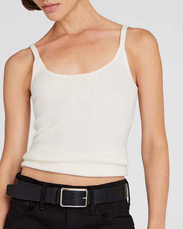 Club Monaco Merino Rib Tank Ivory