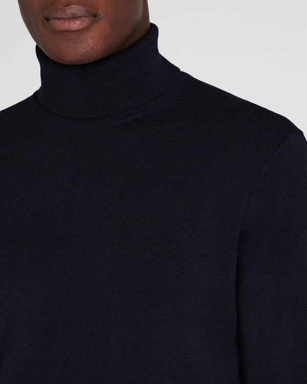 Club Monaco Merino Turtleneck Navy
