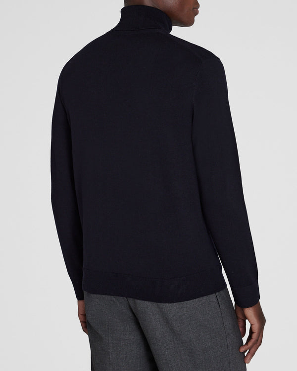 Club Monaco Merino Turtleneck Navy